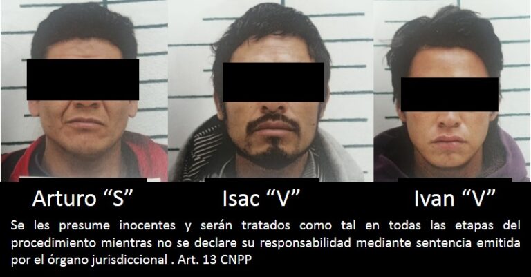 Por Robo Agravado la FGR Obtiene Prisión Preventiva Contra Tres Personas