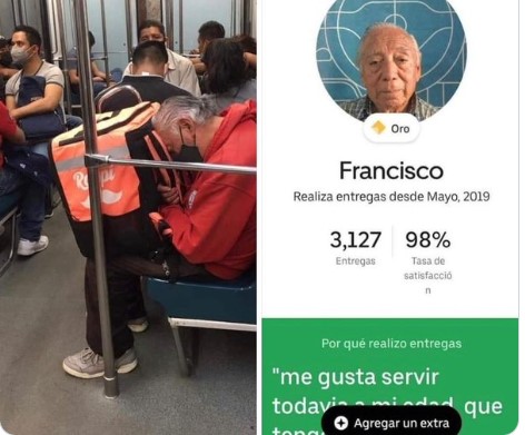 Don Panchito Reparte a Domicilio Usando solo el Metro y sus Pies