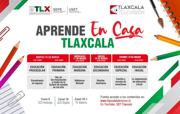Presenta SEPE Barra Temática de ‘Aprende en Casa Tlaxcala’