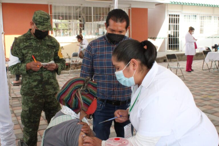 Continua Vacunación en SPM; Concluyó sin Incidentes en Españita