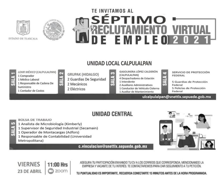 Ofertará SEPOL-SEPUEDE 33 Vacantes en el 7mo Reclutamiento Virtual