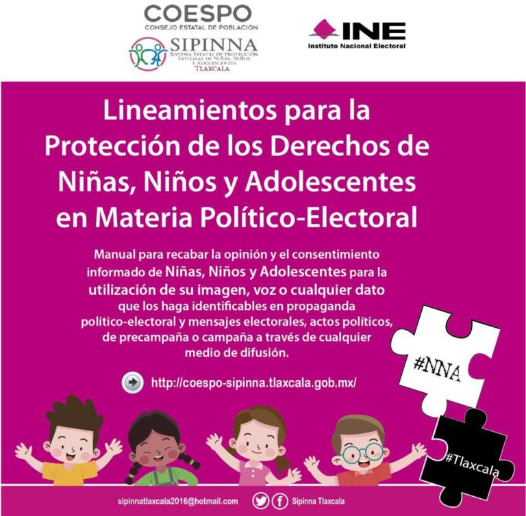 Presentan «Lineamientos Para la Protección de los Derechos de Niñas, Niños y Adolescentes en Materia Político-Electoral»