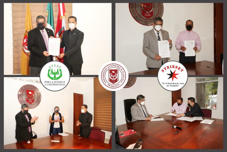 Acuerda UATx incremento salarial con sus organizaciones sindicales