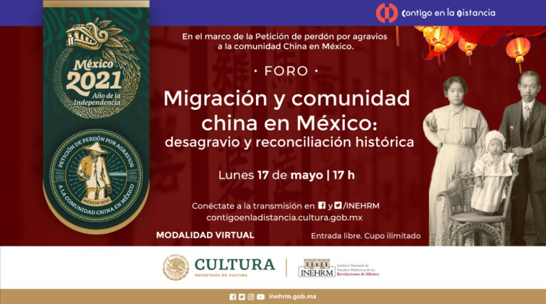 El INEHRM Realizará un Foro Virtual Para Analizar la Historia de la Comunidad China en México