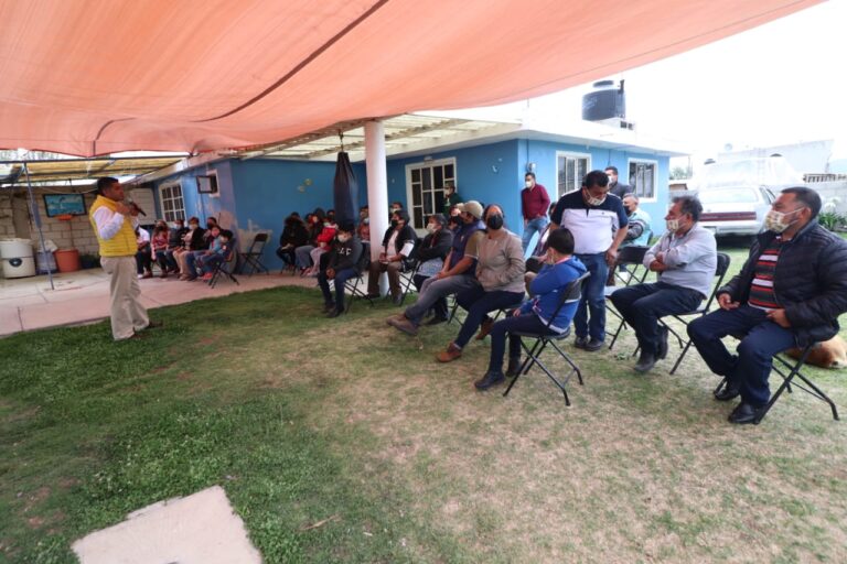 Se Compromete Juan Bernardo a Ampliar red de Agua Potable en Apizaco