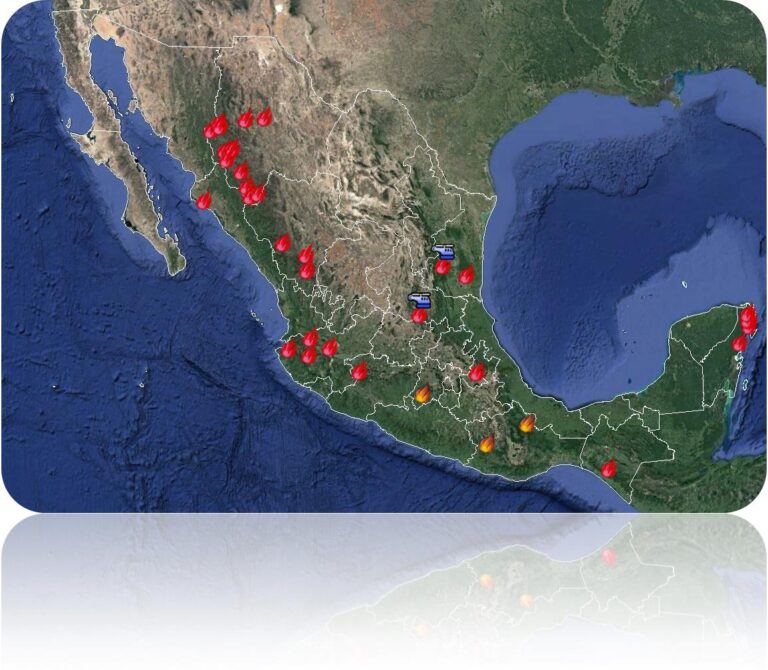 Situación de Incendios Forestales en México al 11 de Mayo