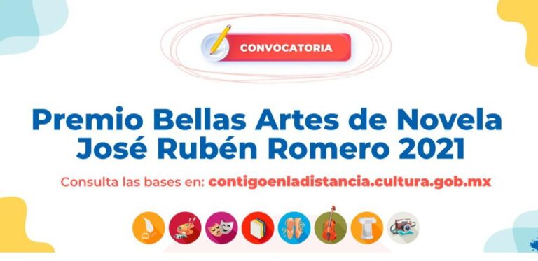 Abre la Convocatoria al Premio Bellas Artes de Novela José Rubén Romero 2021
