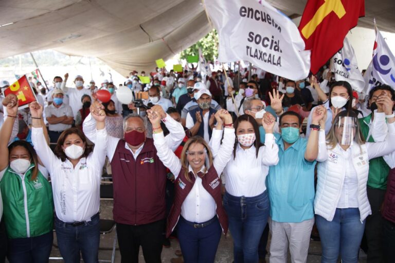 Asiste Lorena Cuéllar al Inicio de Campaña de Diputados Locales