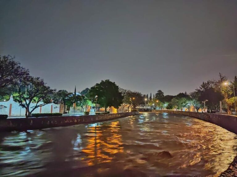 Fuertes Precipitaciones Aumentan el Cauce del Río Zahuapan