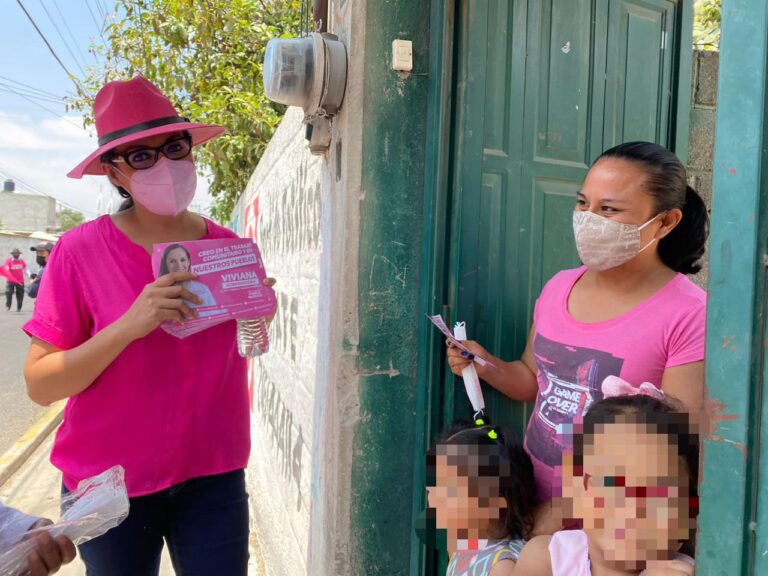 Reto a las candidatas y al candidato a la gubernatura a visitar las comunidades: Viviana Barbosa