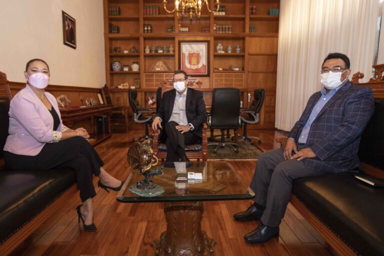 Marco Mena Ratifica Compromiso de Respeto y Transparencia Para Trabajar con el Congreso del Estado