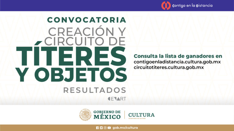 El Cenart Anuncia a los Ganadores de la Convocatoria Creación y Circuito de Títeres y Objetos