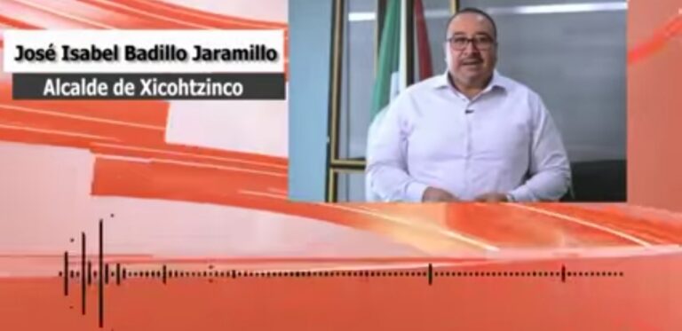Presidente de Xicohtzinco así se Expresa