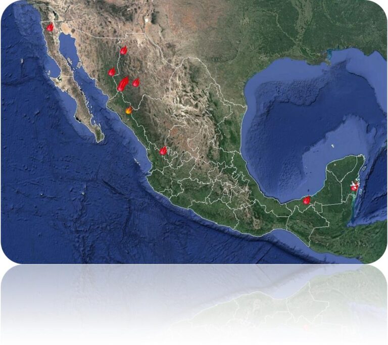 Situación de Incendios Forestales en México al 05 de Junio