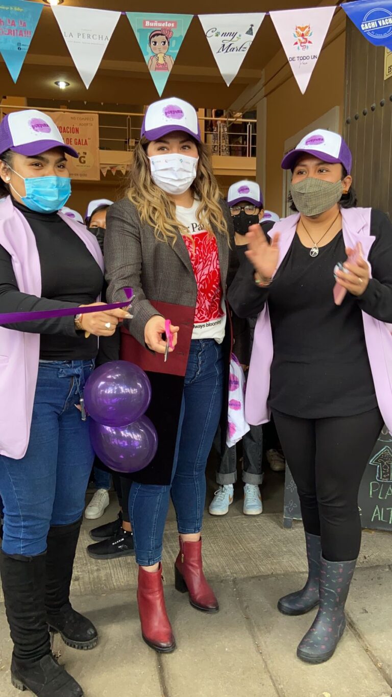 Inaugura Alcaldesa Capitalina Bazar «Púrpura Bazarcillo»