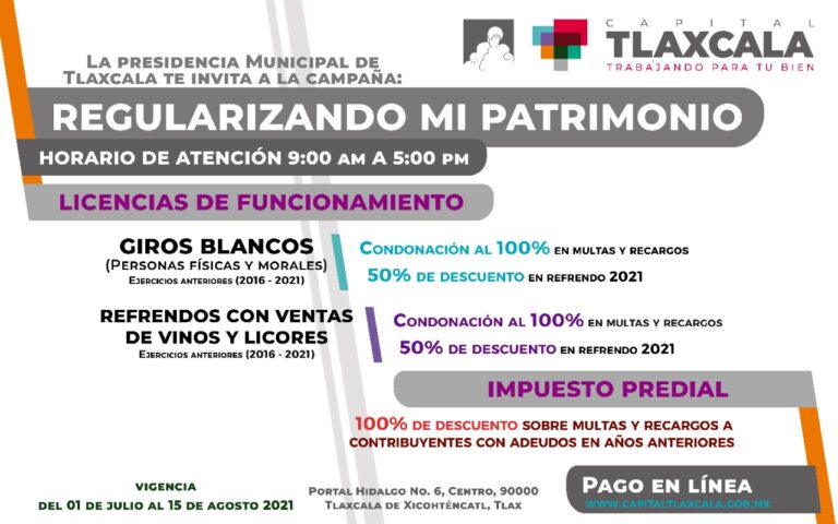 Invita Ayuntamiento Capitalino a la Campaña «Regularizando mi Patrimonio»