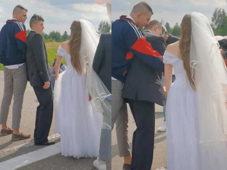 Novio Llega Cayéndose de Borracho a su Propia Boda