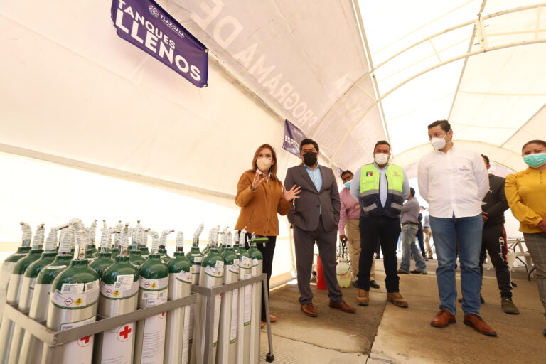 Lorena Cuéllar Inaugura Kioscos de Recarga de Oxígeno Gratuito