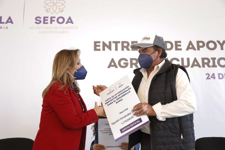 Gobernadora Lorena Cuéllar Entregó Apoyos al Campo por 1.6 M