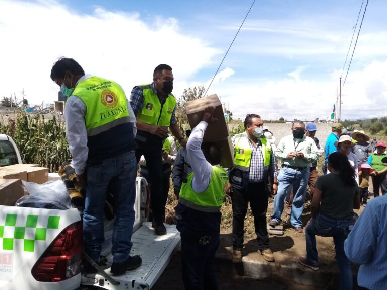 Gobierno del Estado Apoyó a Familias Afectadas en Atlzayanca