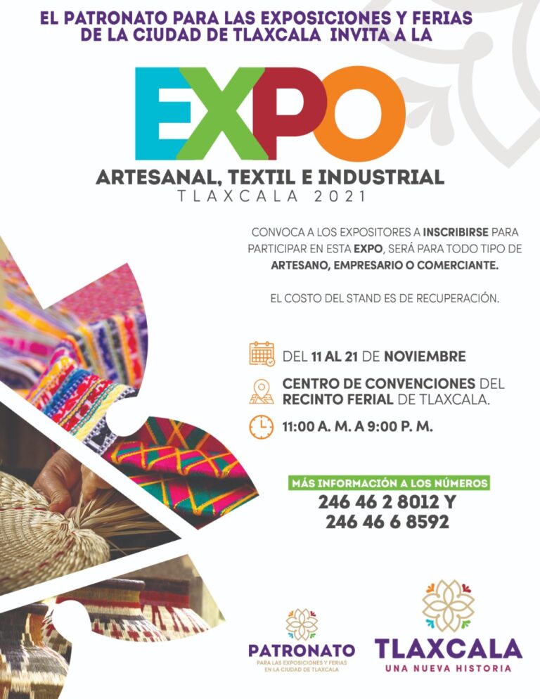 Expo 2021 /Patronato de Ferias Invita a los Artesanos y Empresarios