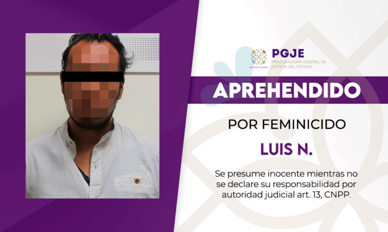 Esclarece PGJE Feminicidio Ocurrido en la Colonia Miraflores del Municipio de Tlaxcala