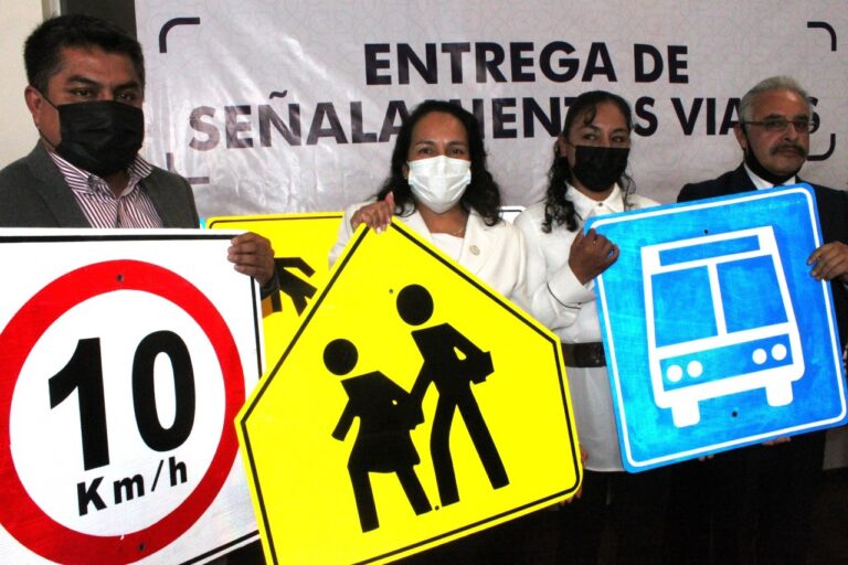 El Gobierno Estatal Entregó Señalamientos Viales a Municipios y Fidecix