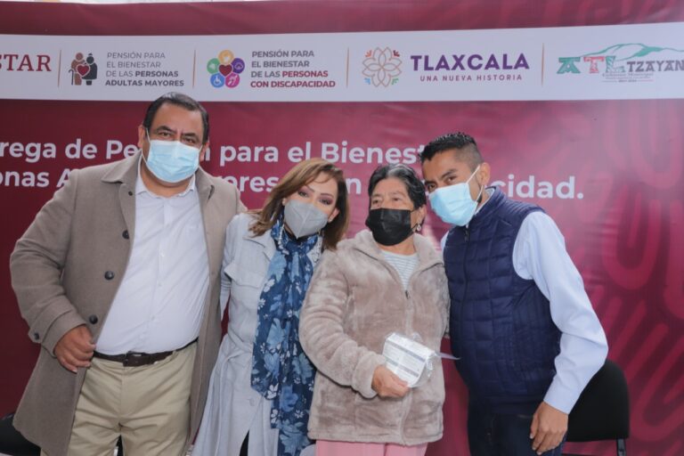 Gobernadora Lorena Cuéllar Constató Entrega de Pensiones Para Adultos Mayores y con Discapacidad