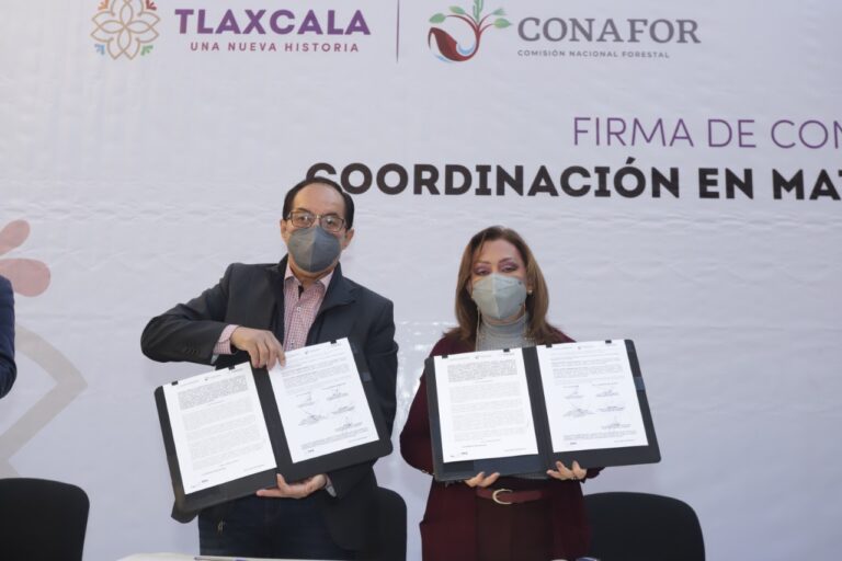 Gobierno Estatal y Conafor signaron convenio marco de coordinación en materia forestal