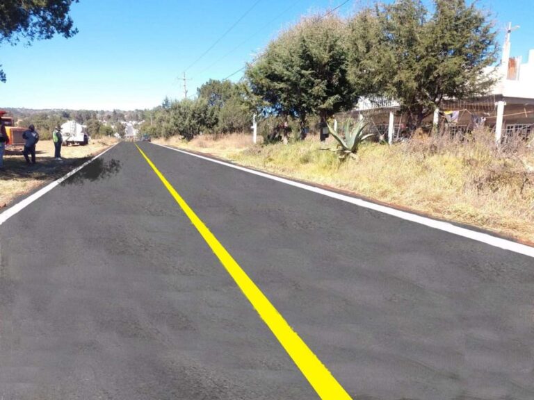 Secretaría de Infraestructura realiza trabajos de rehabilitación de la red carretera estatal