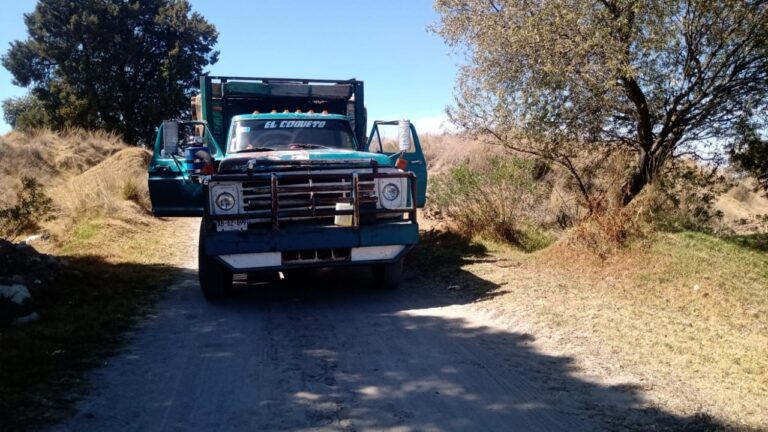 SSC Aseguró dos tractocamiones con material forestal