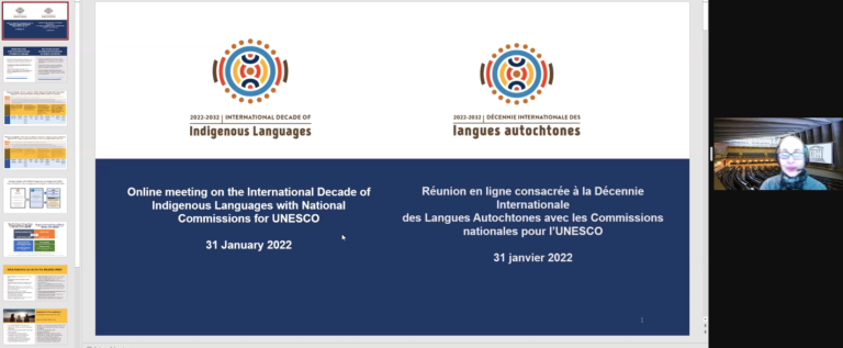 Hoy la UNESCO hizo lanzamiento mundial del decenio de las lenguas indígenas 2022-2032