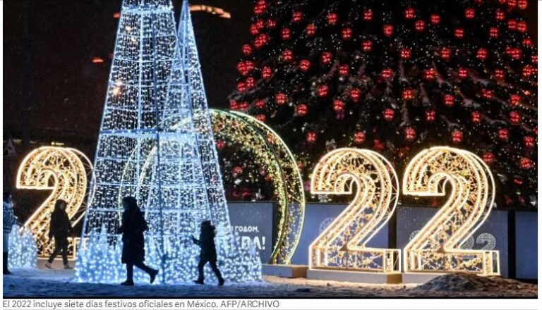 Estos son los Días Festivos y Puentes de 2022