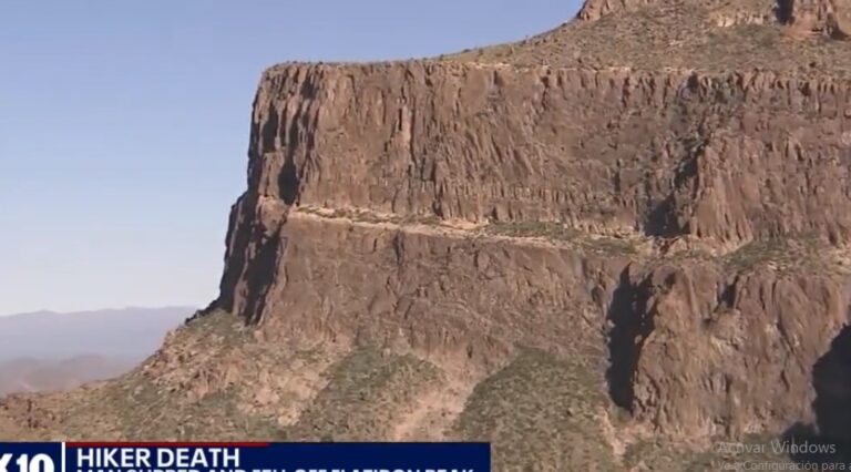 Excursionista resbala y cae al vacío mientras tomaba una fotografía