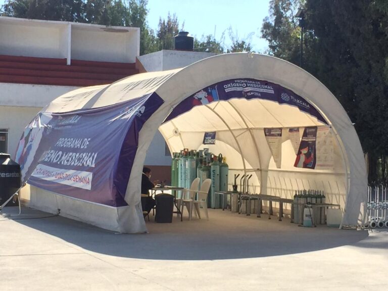 Otorgaron Kioskos de Oxígeno 709 Apoyos Gratuitos a la Población en 12 Días