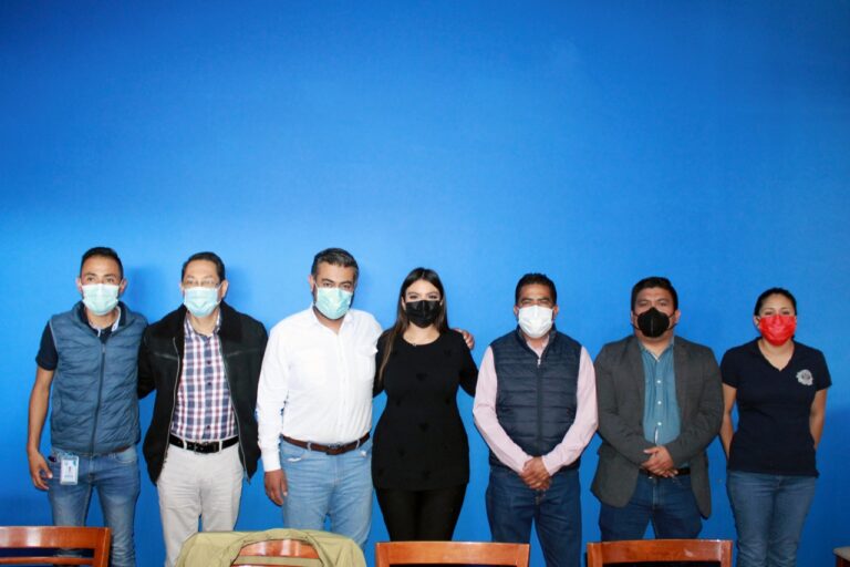 Se reúne diputada Lorena Ruiz García con presidentes de comunidades de Apizaco