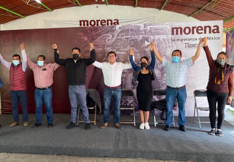 Suma MORENA al Alcalde Luna y la Síndico Cuatepitzi de Acuamanala