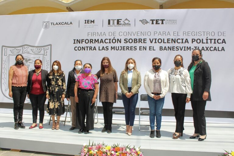 Firma TET convenio para el registro de información sobre violencia política