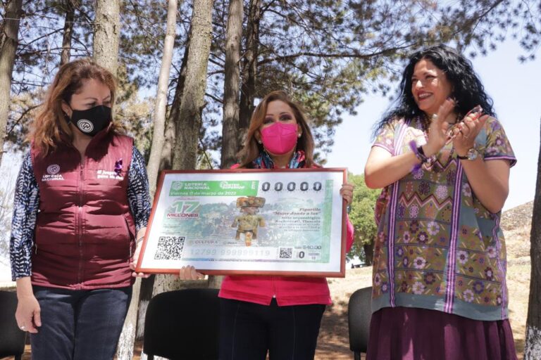 Develan Billete del Día Internacional de la Mujer en Zona del Xochitécatl
