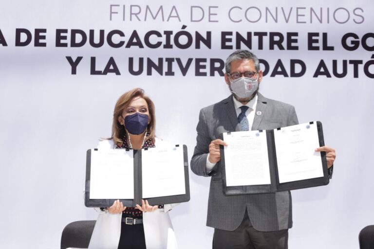 Gobierno del Estado y la UATx Firman Convenio de Colaboración en Materia Educativa