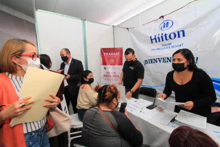 Efectúan Feria Nacional de Empleo para la inclusión laboral de las mujeres en Tlaxcala