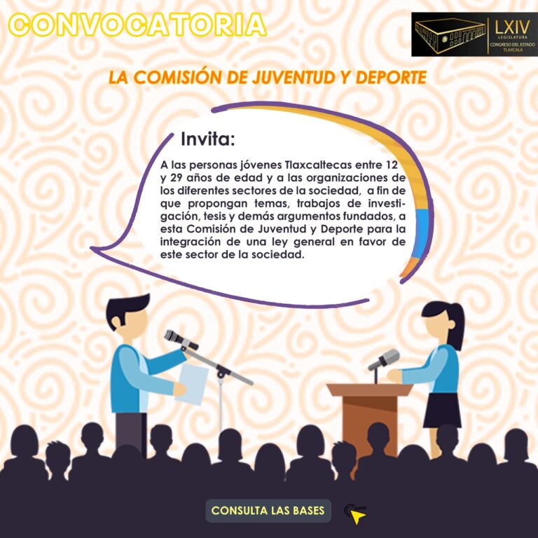 Genera Gran Expectativa Convocatoria a Foros Para Ley de Personas Jóvenes en Tlaxcala