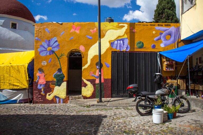 Karina Janis Arispe busca combatir problemas sociales con murales interactivos