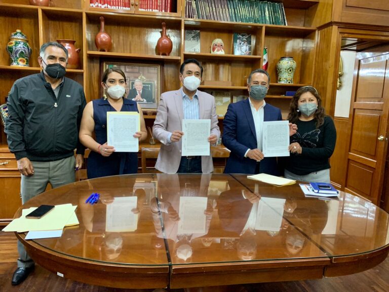 Logran acuerdo Ayuntamiento de Tlaxcala y Sindicato 7 de mayo para pago de prestaciones