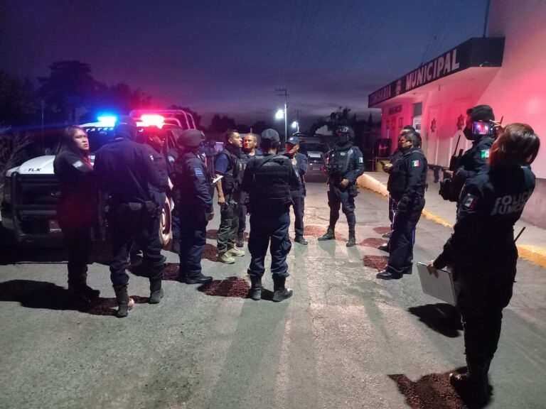 SSC y CEPC Participan en Operativo en Tlaxco y Atlangatepec