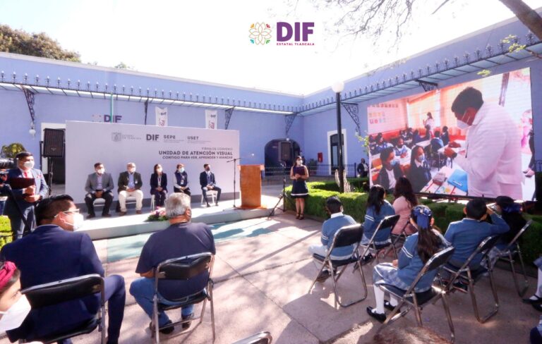 Firmaron convenio Sedif y SEPE para garantizar salud visual a niñez tlaxcalteca