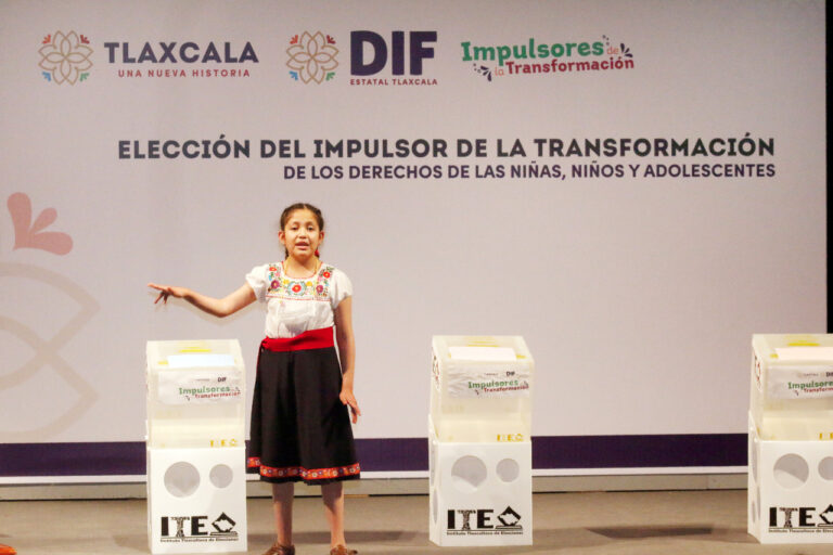 Menores tlaxcaltecas eligen a impulsores de los derechos de la niñez en el estado