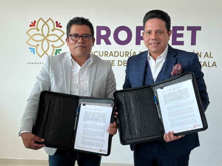 Firman SMA y Conafor convenio para atender plaga del descortezador en La Malinche