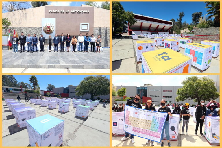 Expone UATx Tabla Periódica Monumental