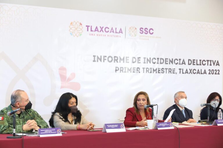 Tlaxcala Continúa como la 2da Entidad con Menor Incidencia Delictiva: Lorena Cuéllar
